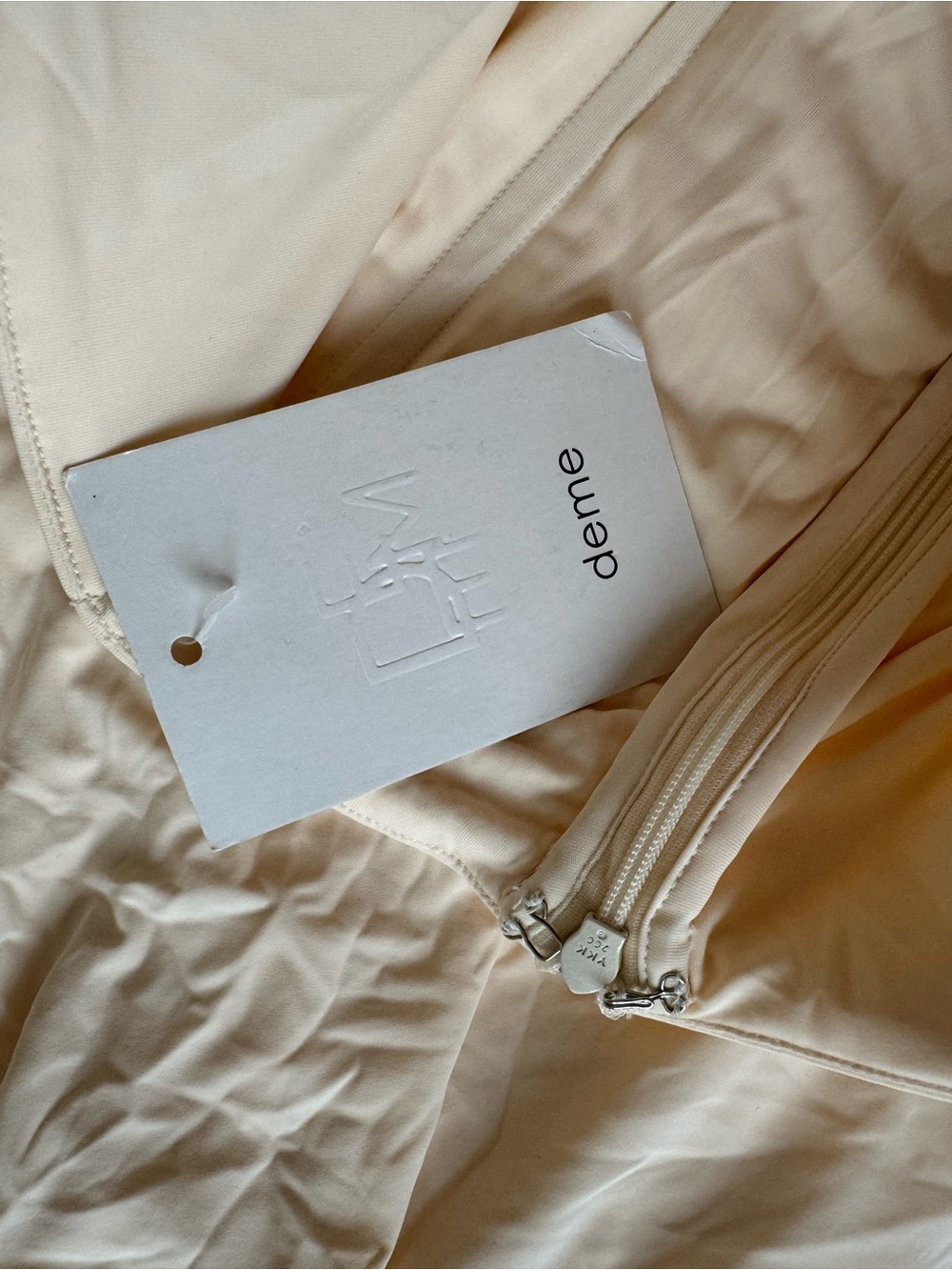 Pearl Gown Deme by Gabriella Bustier Strapless Ivory Ruched Maxi Dress - Picture 8 of 9